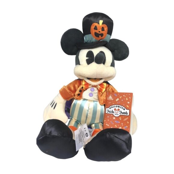 Disney Parks Halloween Mickey Mouse 2020 Tricks and Treats Plush - Picture 5 of 6